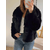 veste noire Penny en fausse fourrure