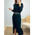 robe longue noire Sarah en coton