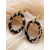 boucles d'oreilles léopard