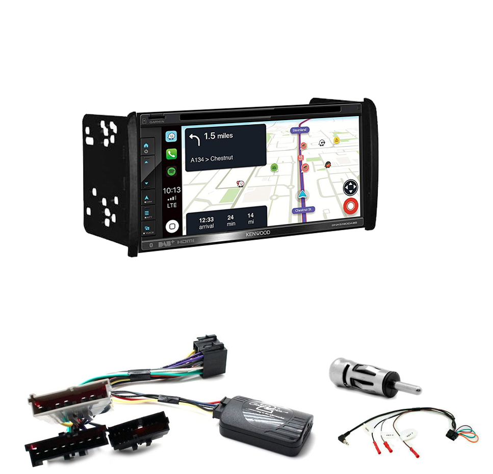 Kit d\'intégration Ford Mondeo Focus et Fiesta + Autoradio tactile Navigation GPS
