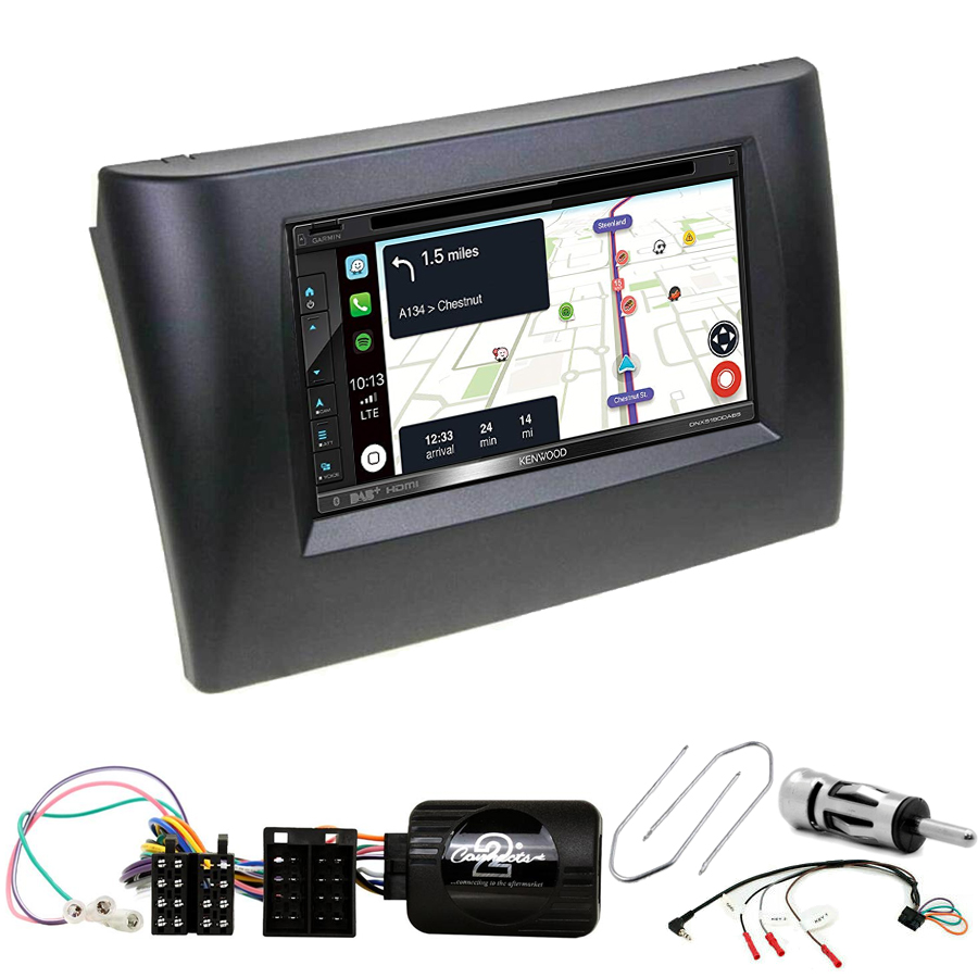Kit d\'intégration Fiat Stilo + Autoradio tactile Navigation GPS