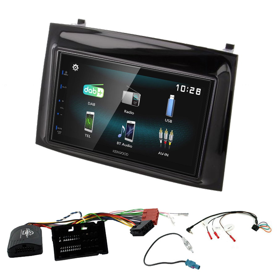 Kit d\'intégration Fiat Doblo depuis 2015 + Autoradio multimédia à écran tactile