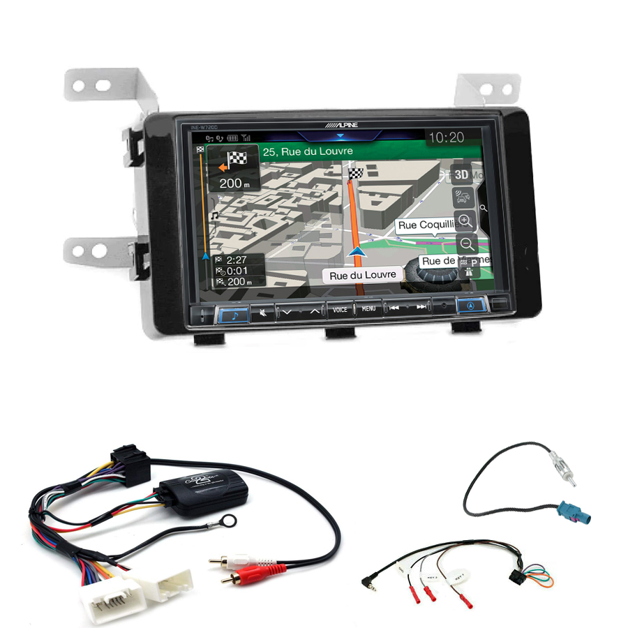 KIT Autoradio Navigation GPS et Carplay Mitsubishi L200 Outlander
