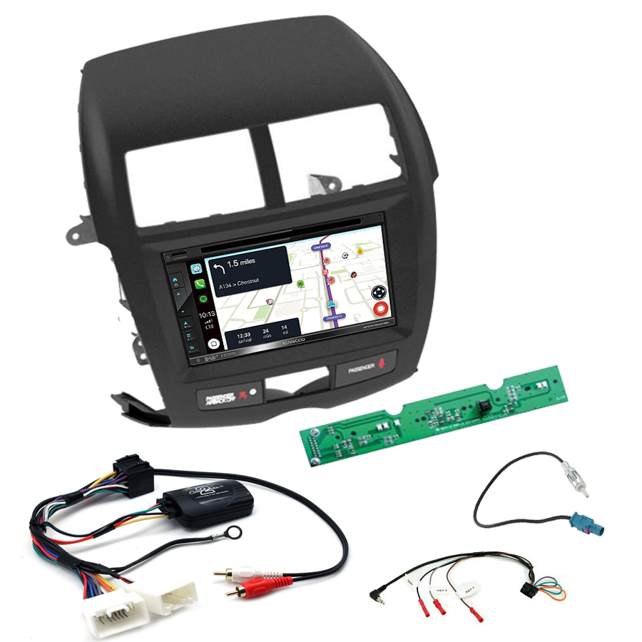 Kit d\'intégration Mitsubishi ASX de 2010 à 2019 + Autoradio tactile Navigation GPS