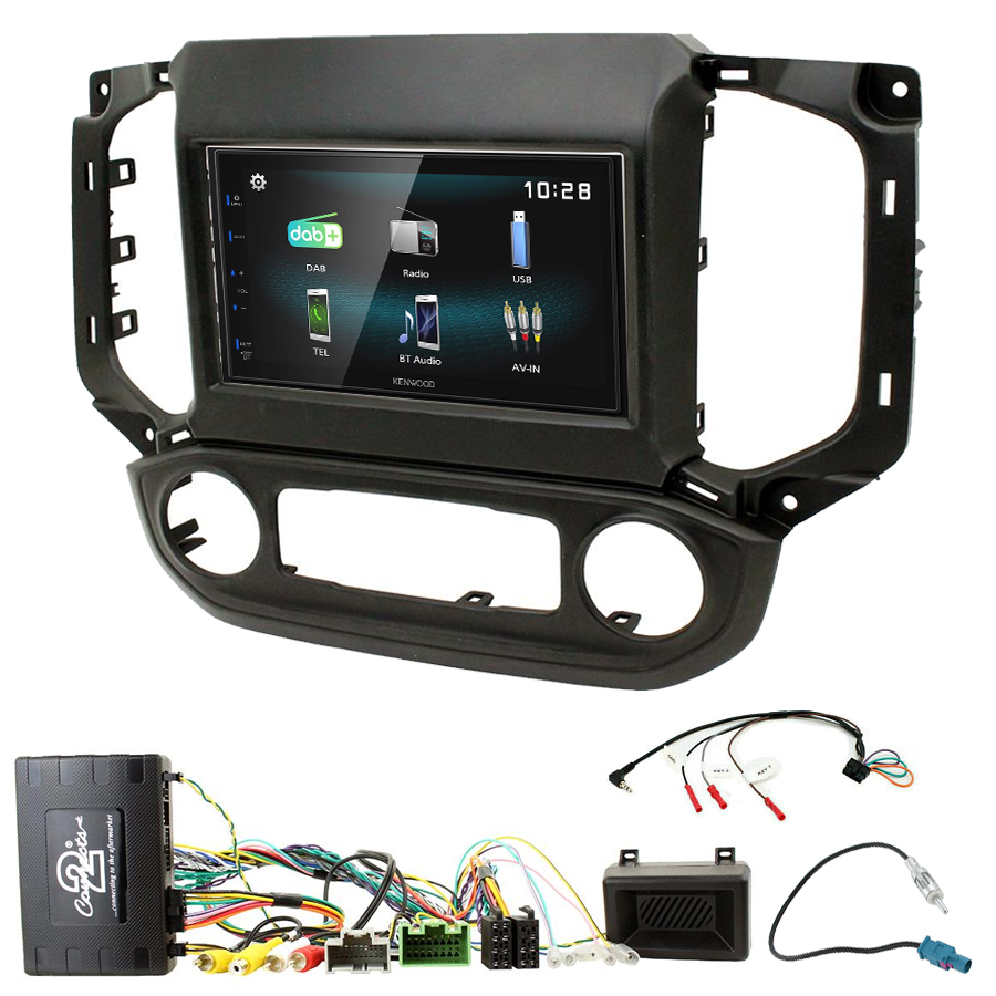 Kit d\'intégration Chevrolet Colorado et S10 + Autoradio multimédia USB/Bluetooth