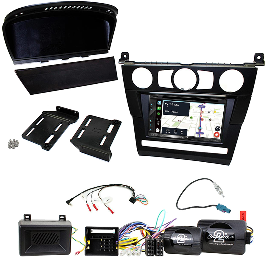 Kit d\'intégration BMW Série 5 e60 + Autoradio tactile Navigation GPS