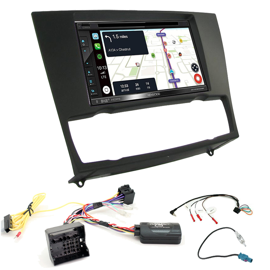 Kit d\'intégration BMW Série 3 de 2005 à 2012 + Autoradio tactile Navigation GPS