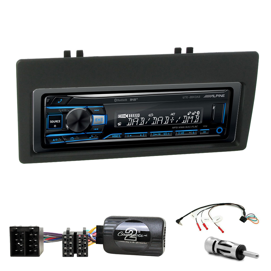 Alpine - CDE-205DAB Autoradio DAB+ (radio Numérique), CD Player, USB et  compatible Smartphone