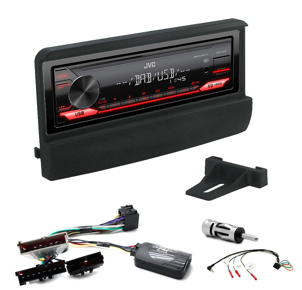 Kit d\'intégration Ford Escort, Scorpio et Transit + Poste 1DIN USB/Bluetooth