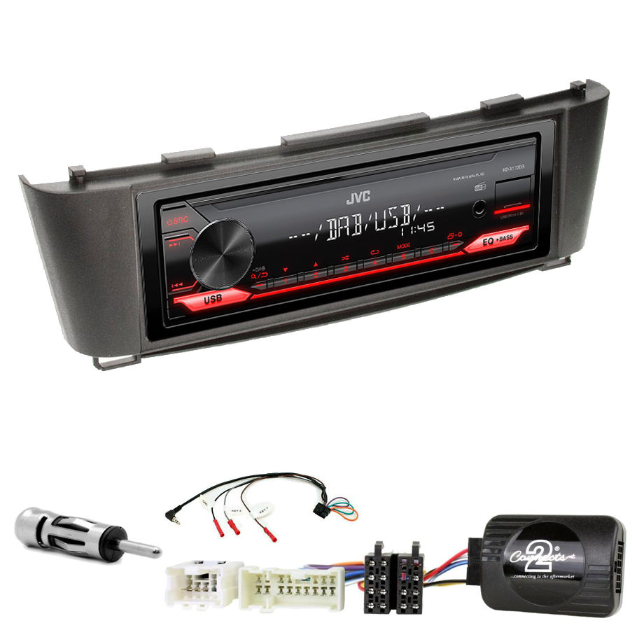 Kit d\'intégration Nissan Almera Tino de 2001 à 2004  + Poste 1DIN USB/Bluetooth