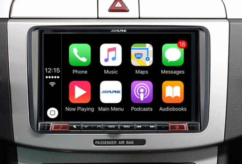 Alpine Style Volkswagen - GPS, Apple Carplay - iLX-702D, INE-W720D avec KIT-7VWX300 ou X803D-U avec KIT-8VWTX300 au choix