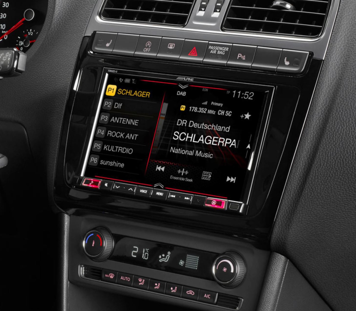 X803DP6C GPS Alpine Style pour Volkswagen Polo 5 AutoradiosGPS