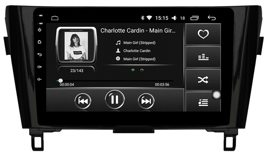 Ecran tactile Android + Apple Carplay Nissan Qashqai et XTrail