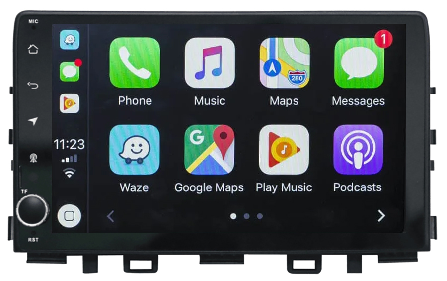 Ecran tactile Android + Apple Carplay Kia Rio et Kia Stonic