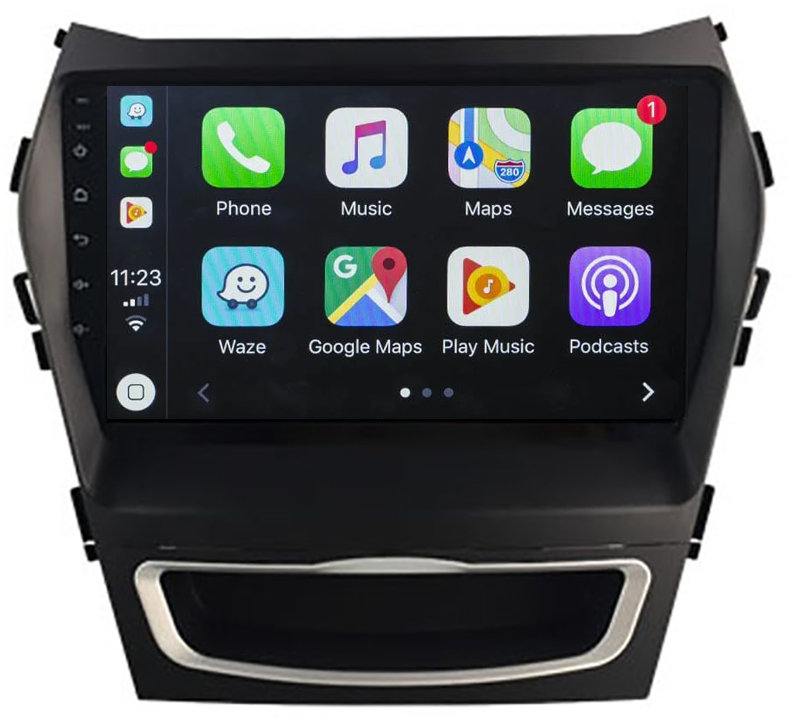 8” Intelligent CarPlay Android 13 OS For Hyundai Santa Fe 2013-2018 Supports 360° Camera