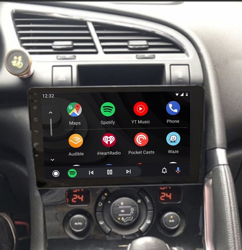 Ecran tactile QLED Android 11.0 + Apple Carplay sans fil Peugeot 3008 et Peugeot 5008 de 2009 à 2016