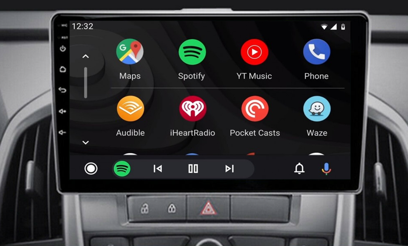 Ecran tactile QLED Android 12.0 et Apple Carplay sans fil Opel Astra J de 2009 à 2014