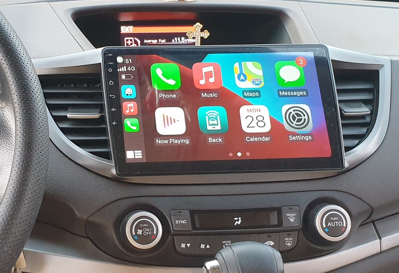 Autoradio CarPlay Android Auto Honda CR-V 2012-2016 - Écran QLED GPS