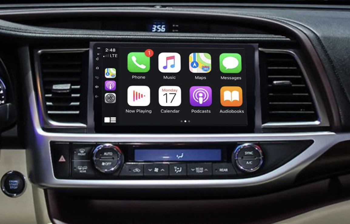 Tablette tactile Android 13.0 + Apple Carplay Toyota Highlander de 2014