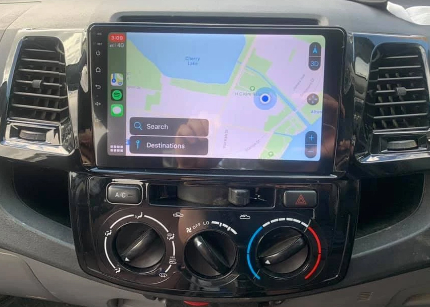 Autoradio CarPlay Android Auto Toyota Hilux 2006-2015 - Écran QLED GPS