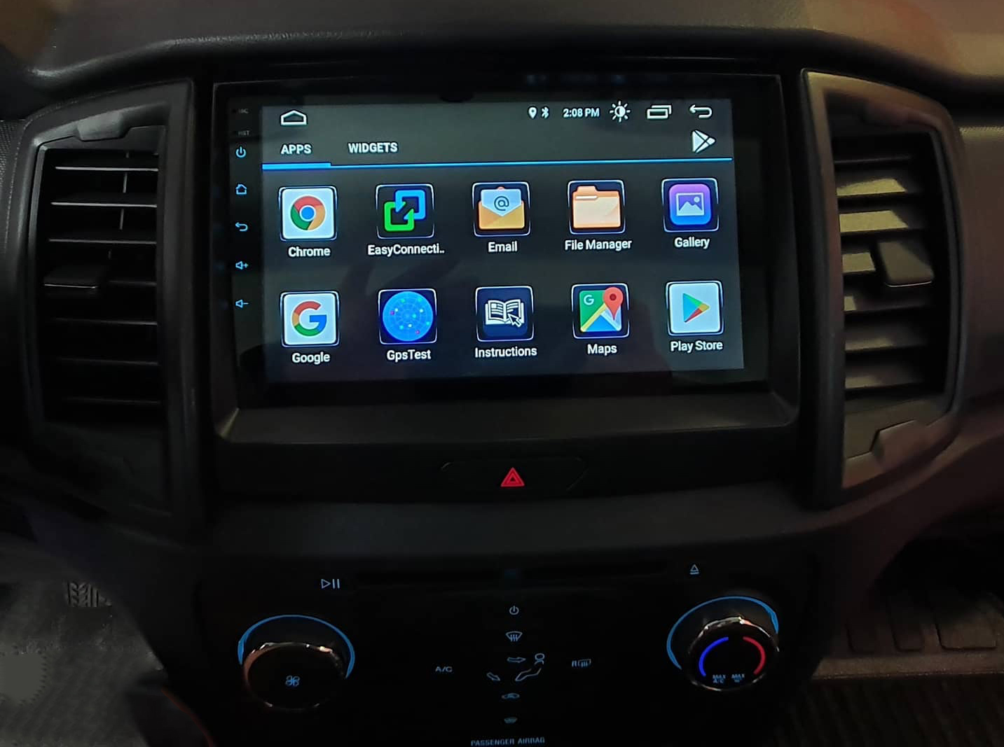 Tablette tactile Android 13.0 + Apple Carplay Ford Ranger et Everest