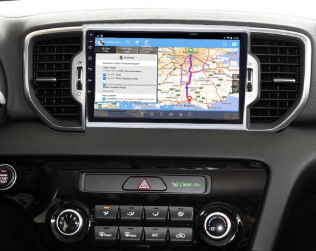Tablette tactile Android 13.0 + Apple Carplay Kia Sportage