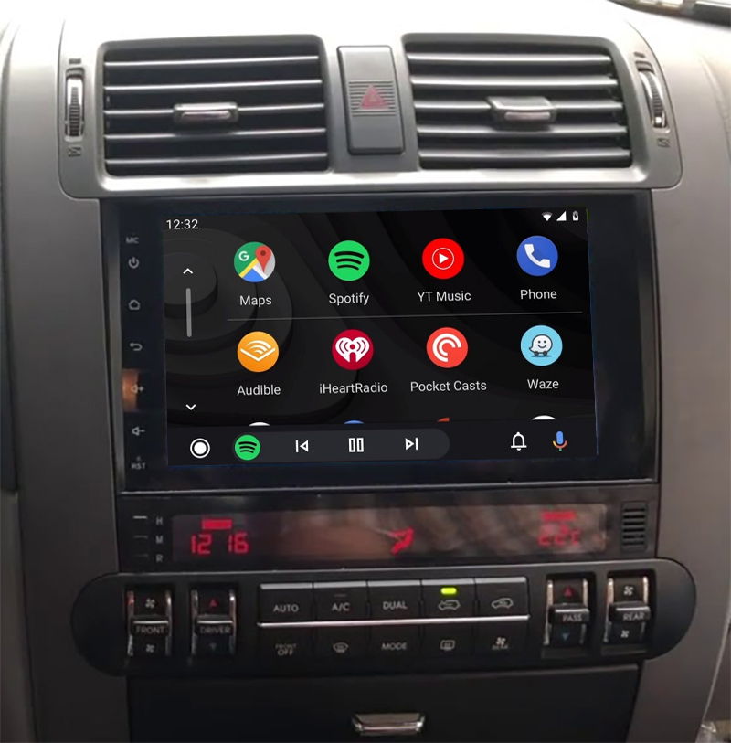 écran tactile QLED Android et Apple Carplay sans fil Kia Borrego de 2008 à 2018