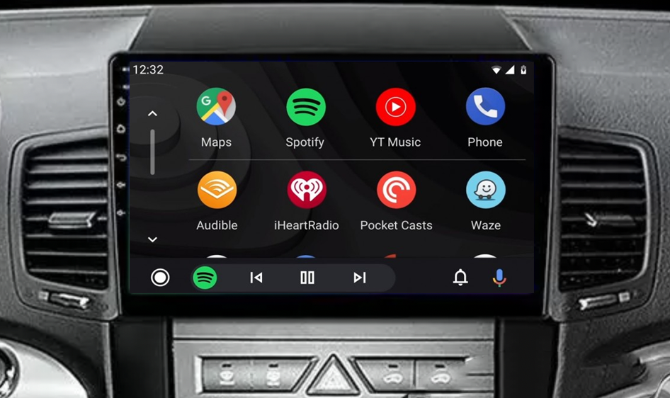 Ecran tactile QLED Android 12.0 et Apple Carplay sans fil Kia Sorento de 04/2009 à 2012