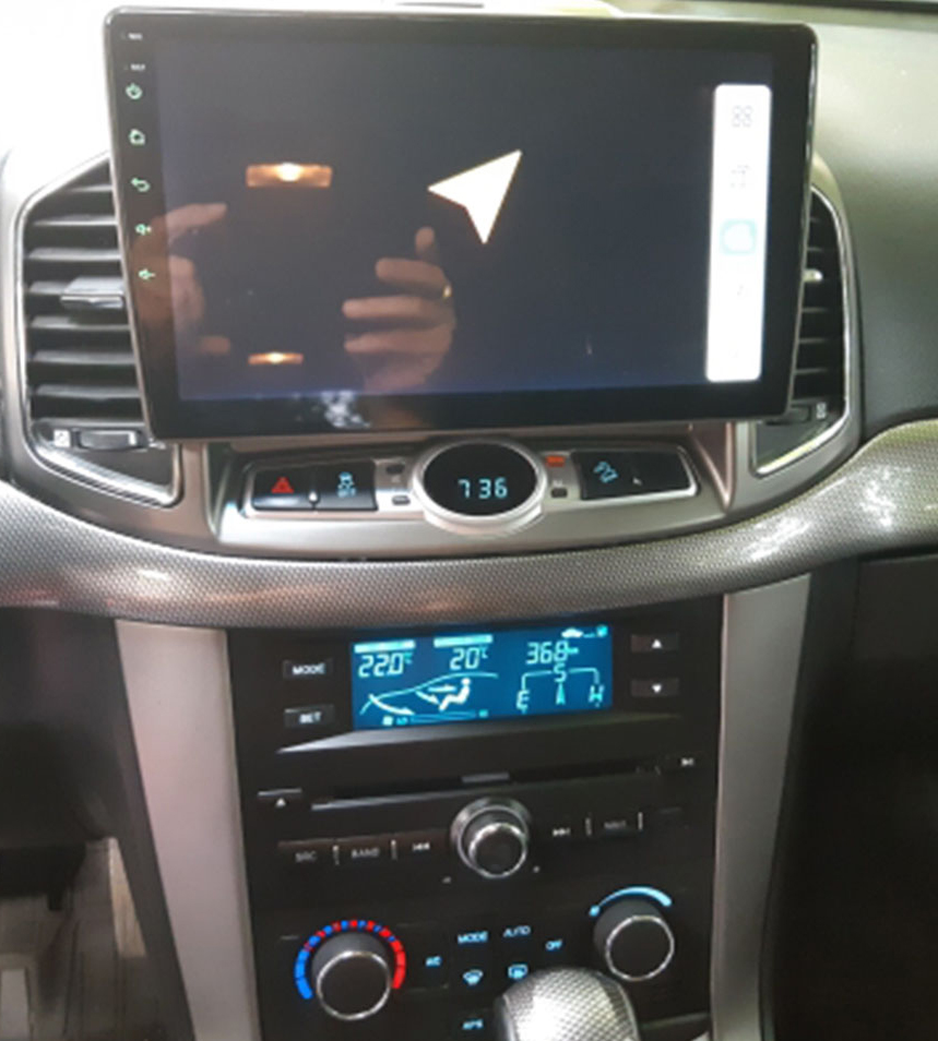 Ecran tactile QLED Android 12.0 + Apple Carplay sans fil Chevrolet Captiva de 2011 à 2018