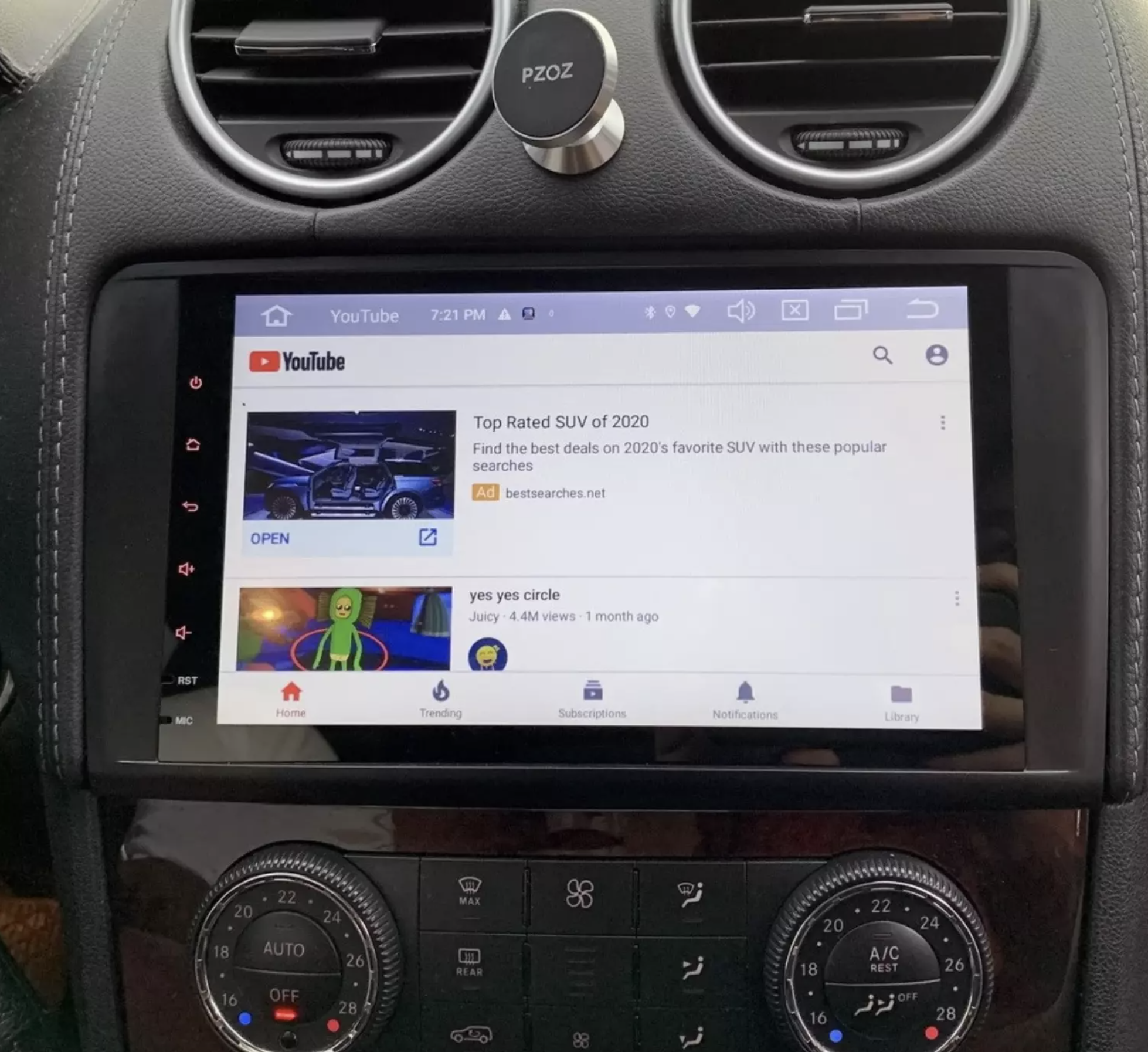 Ecran tactile QLED Android 12.0 + Apple Carplay sans fil Mercedes ML et GL de 2005 à 2012