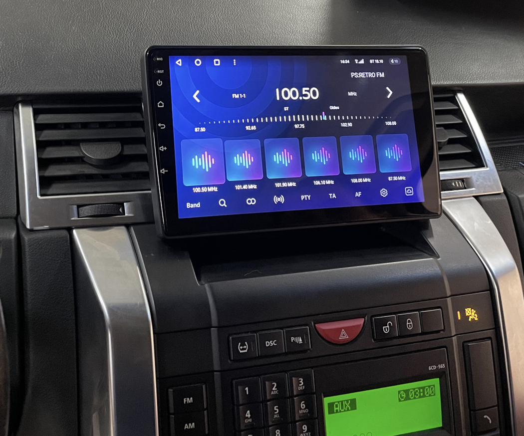 Ecran tactile QLED GPS Android 13.0 + Apple Carplay Range Rover Sport de 2005 à 2009
