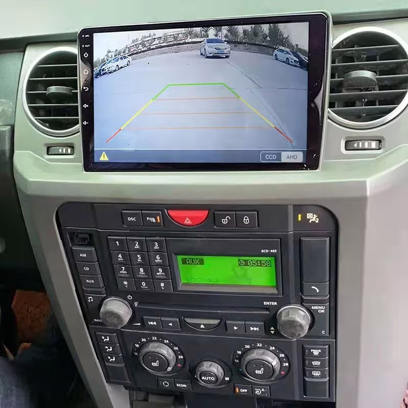 Ecran tactile QLED GPS Android 13.0 + Apple Carplay Land Rover Discovery 3 de 2005 à 2009