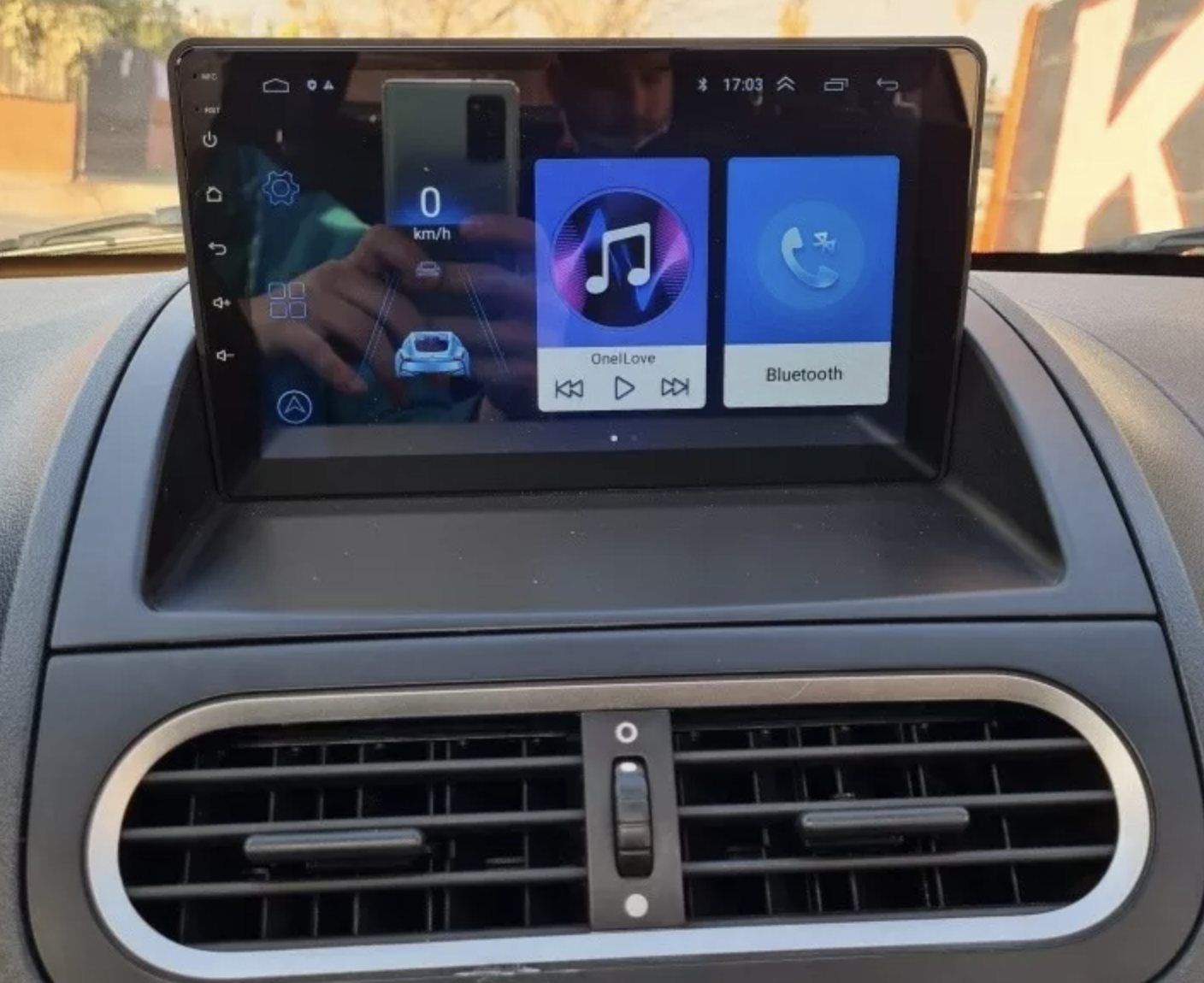 Ecran tactile QLED GPS Android 13.0 + Apple Carplay MG3 de 2011 à 2017