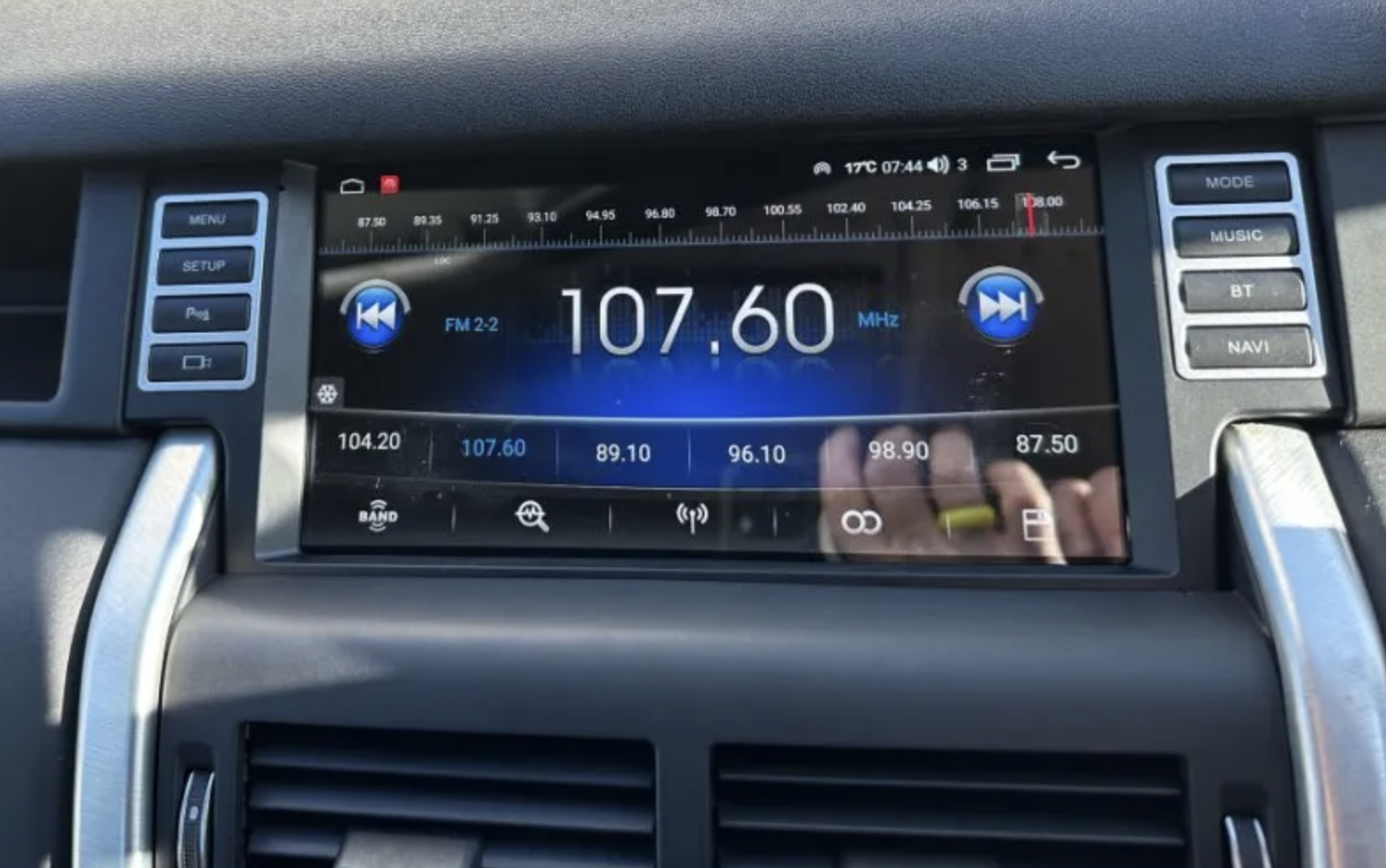 Autoradio tactile GPS Android 13.0 et Apple Carplay Land Rover Discovery Sport de 2015 à 2019