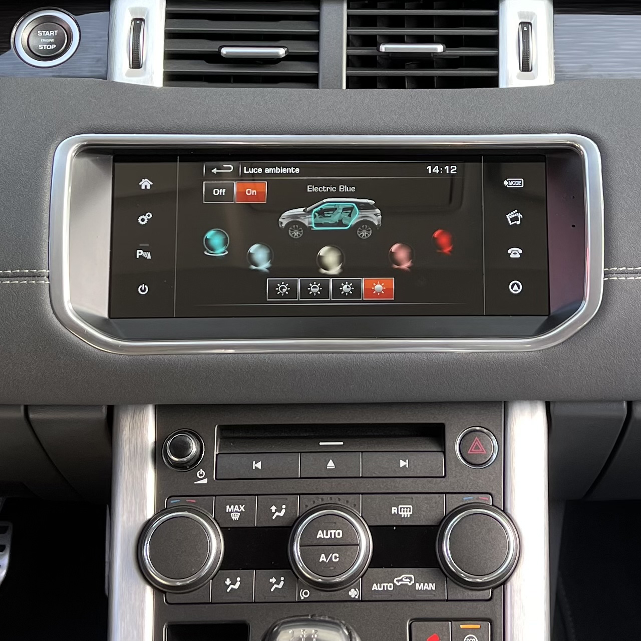 Autoradio tactile GPS Android 13.0 et Apple Carplay Range Rover Evoque