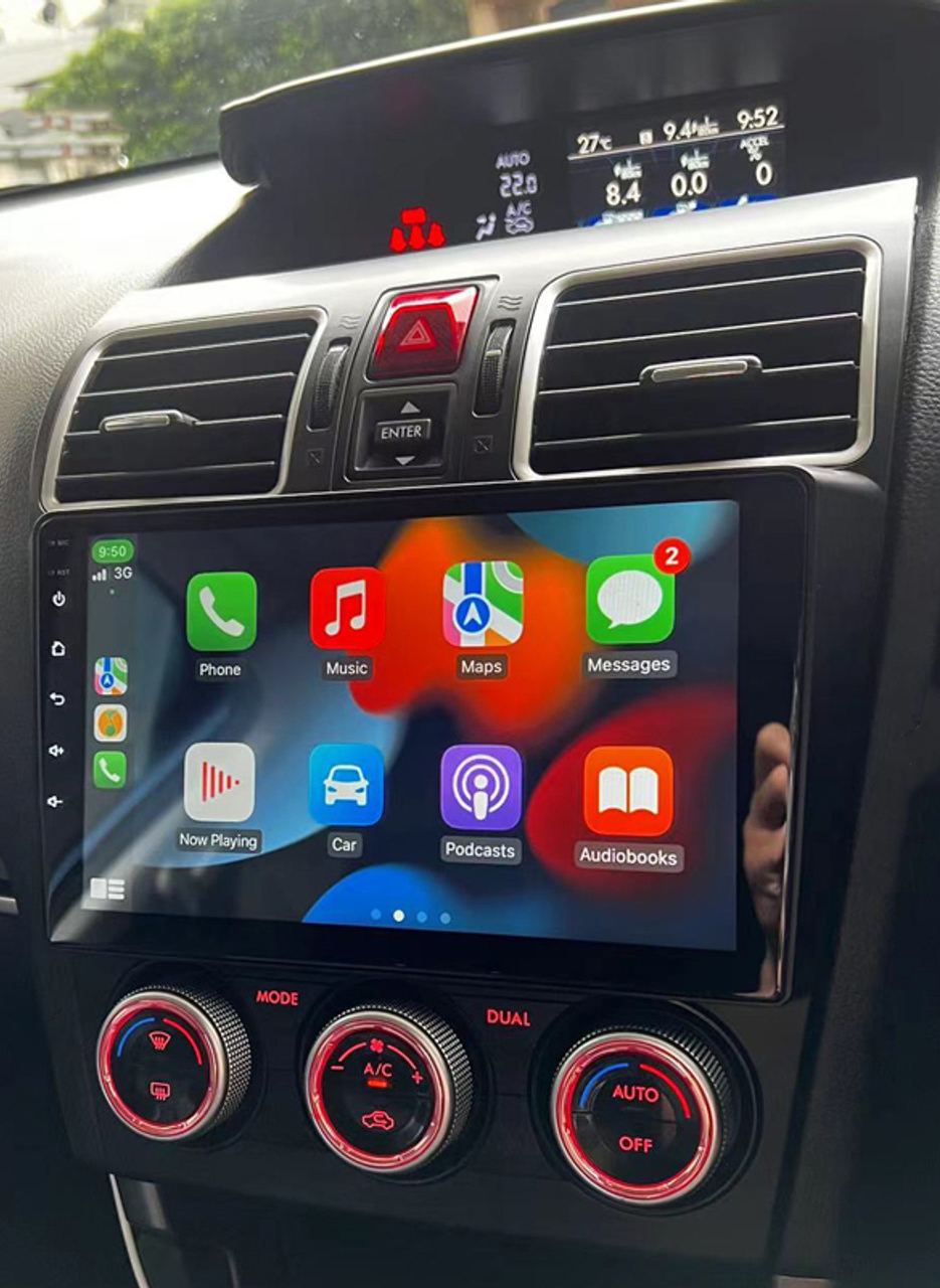 Autoradio CarPlay Android Auto Subaru Forester, WRX, Levorg et XV 2013-2018 - Écran QLED GPS