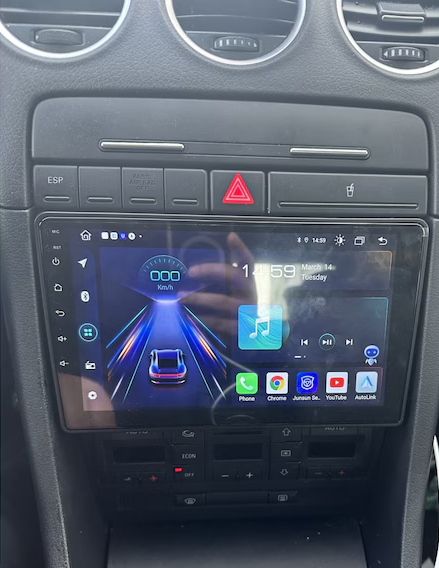 Autoradio CarPlay Android Auto Audi A4 2001-2007 - Écran QLED GPS