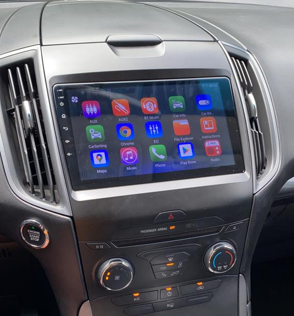 Autoradio CarPlay Android Auto Ford Edge 2014-2018 - Écran QLED GPS
