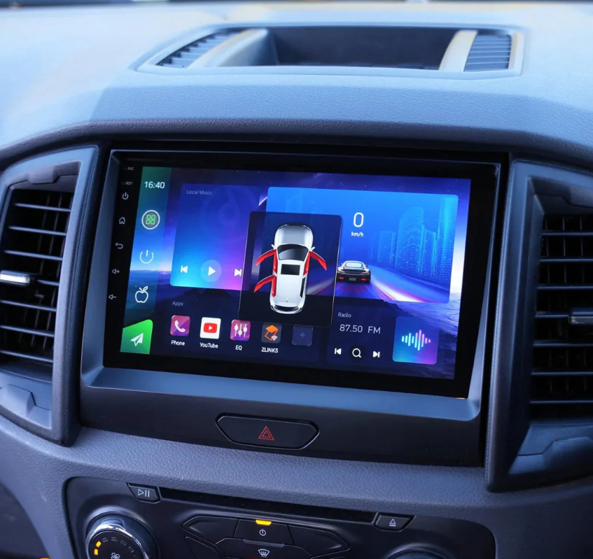 Autoradio CarPlay Android Auto Ford Ranger et Everest 2015-2021 - Écran QLED GPS