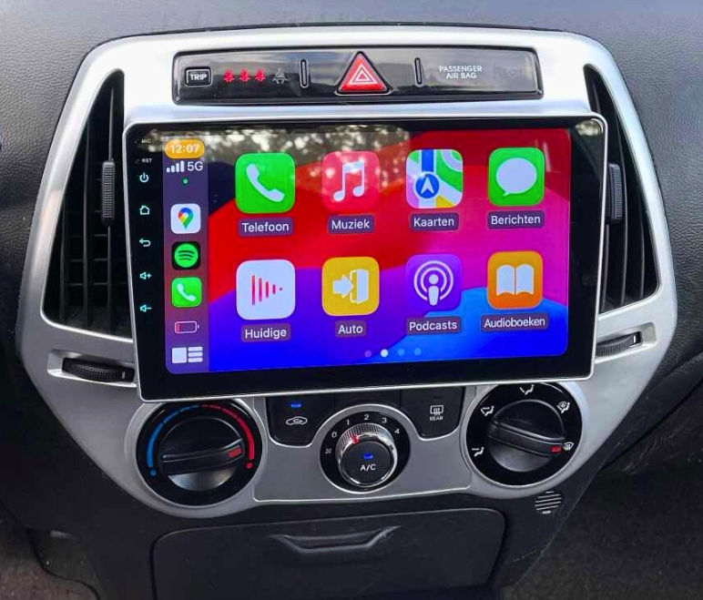 Autoradio CarPlay Android Auto Hyundai i20 2012-2014 - Écran QLED GPS