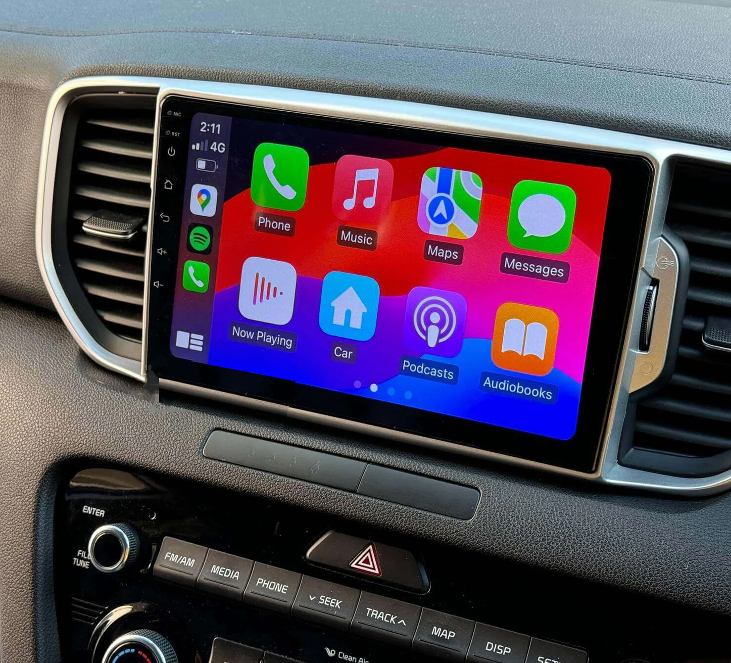 Autoradio CarPlay Android Auto Kia Sportage 2016-2022 - Écran QLED GPS