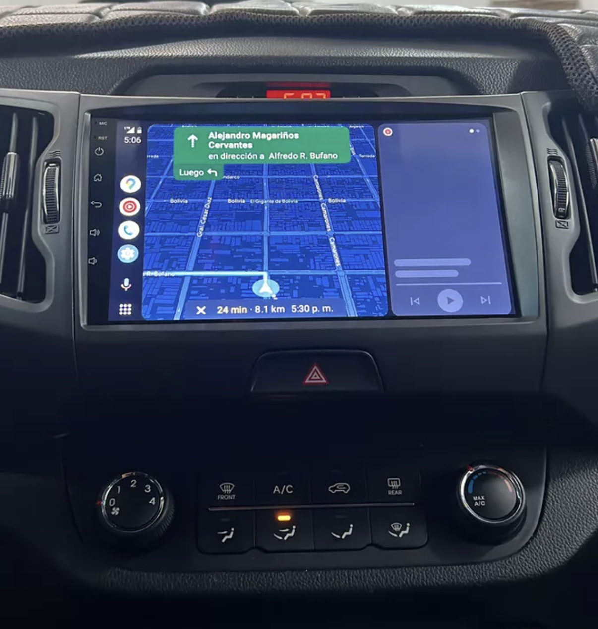 Autoradio CarPlay Android Auto Kia Sportage 2010-2015 - Écran QLED GPS