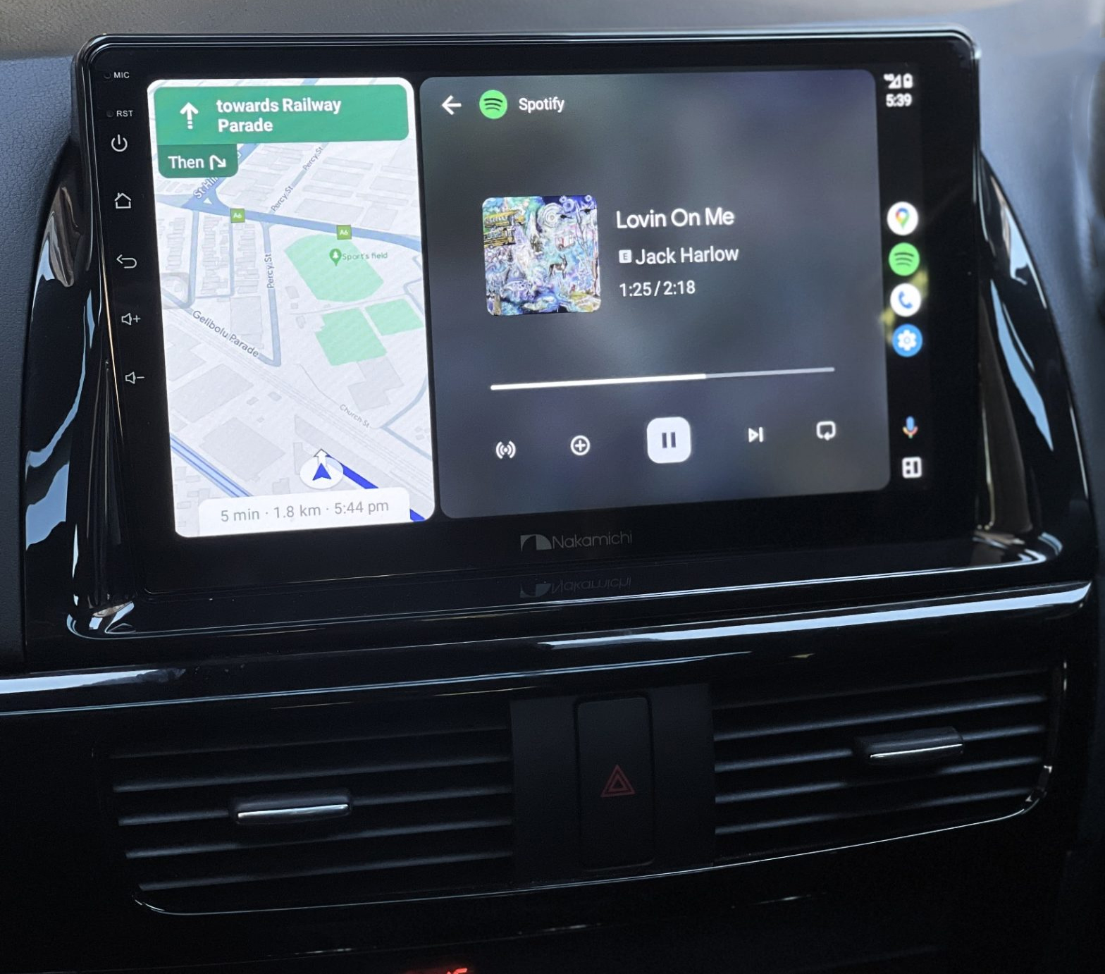 Autoradio CarPlay Android Auto Mazda CX-5 2012-2017 - Écran QLED GPS