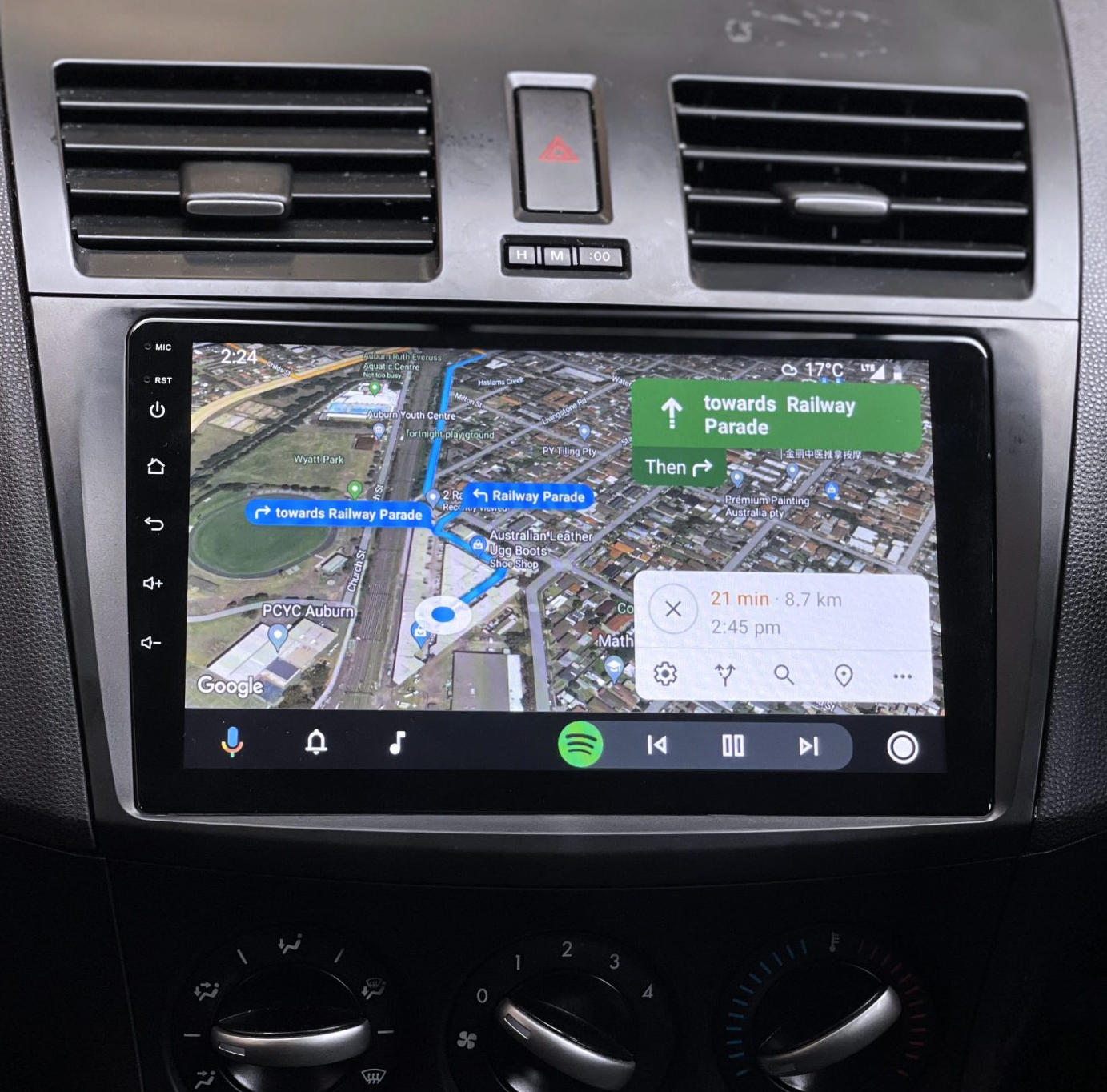 Autoradio CarPlay Android Auto Mazda 3 2009-2013 - Écran QLED GPS