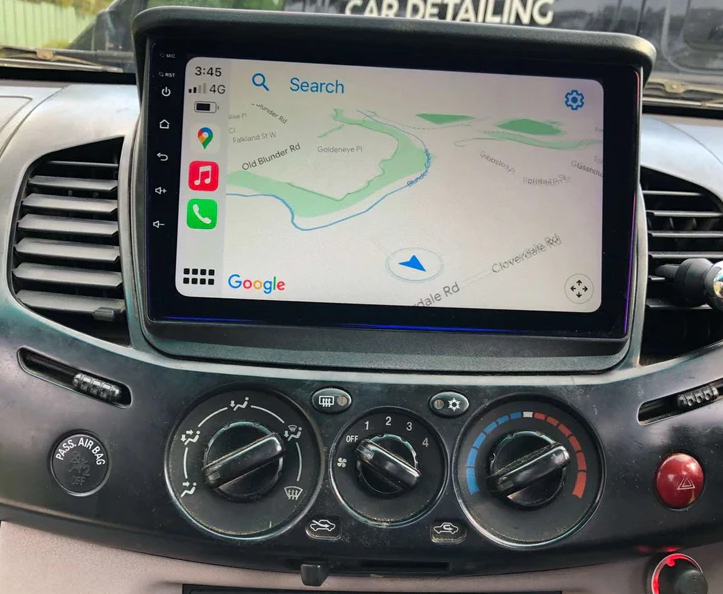 Autoradio CarPlay Android Auto Mitsubishi L200 2006-2015 - Écran QLED GPS