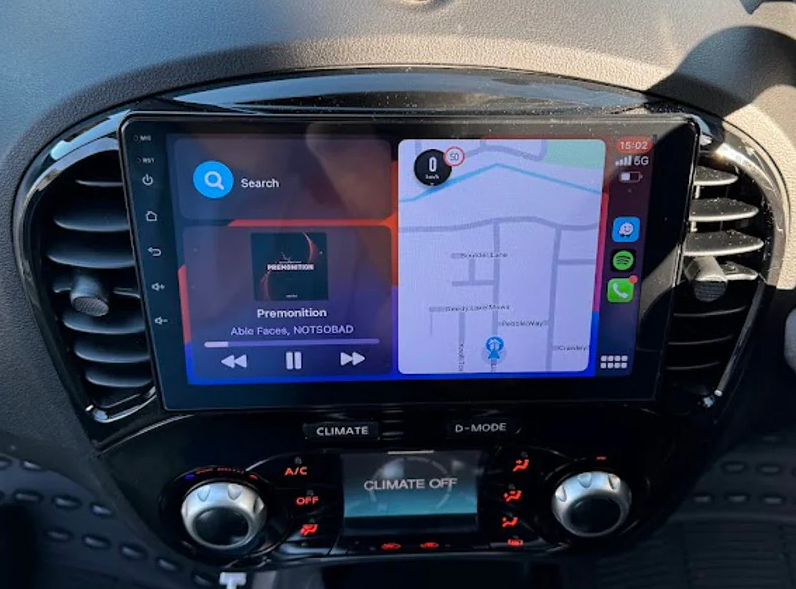 Autoradio CarPlay Android Auto Nissan Juke 2010-2018 - Écran QLED GPS