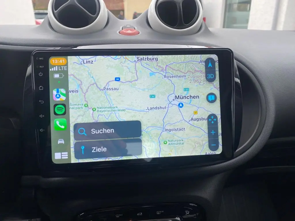 Autoradio CarPlay Android Auto Smart Fortwo 2015-2019 - Écran QLED GPS