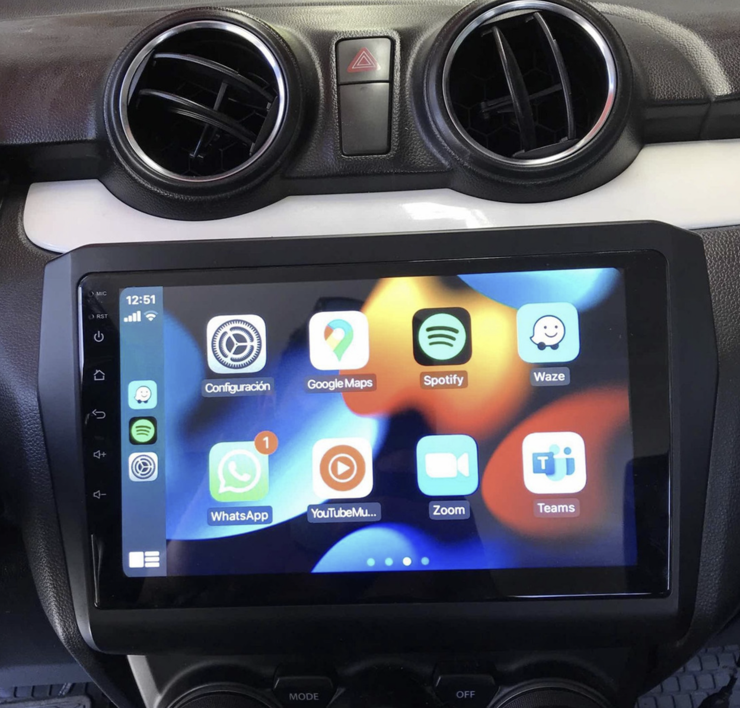 Autoradio CarPlay Android Auto Suzuki Swift 2017+ - Écran QLED GPS