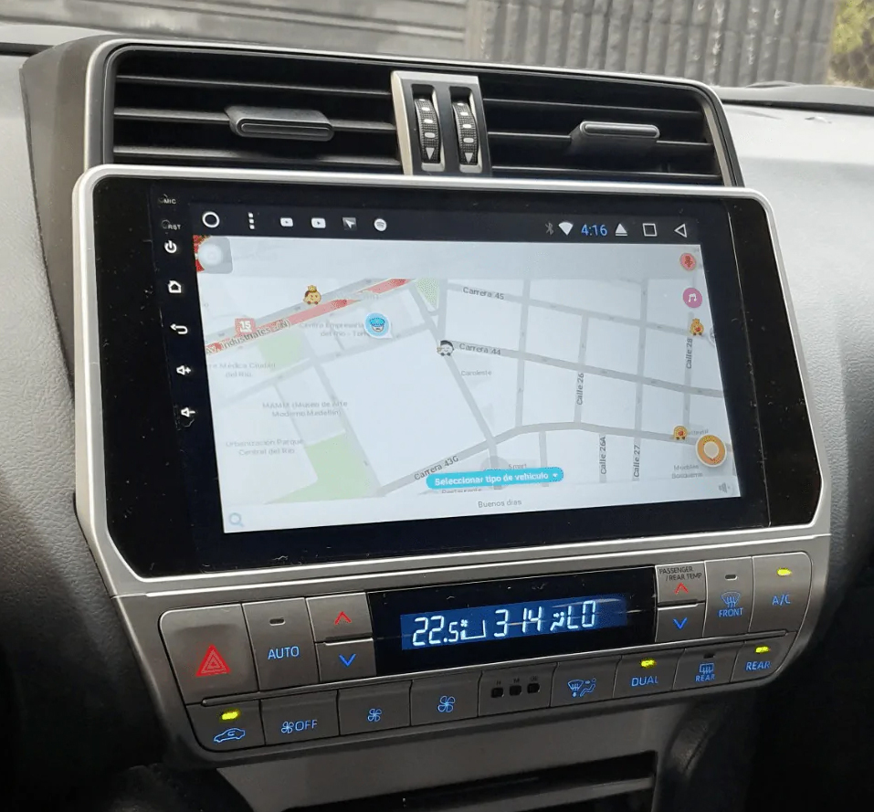 Autoradio CarPlay Android Auto Toyota Land Cruiser IV Prado 2018+ - Écran QLED GPS