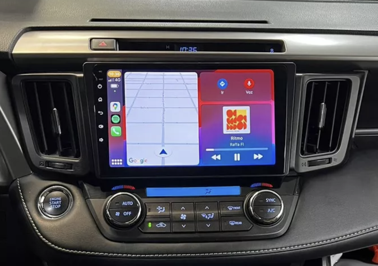Autoradio CarPlay Android Auto Toyota RAV4 2013-2018 - Écran QLED GPS